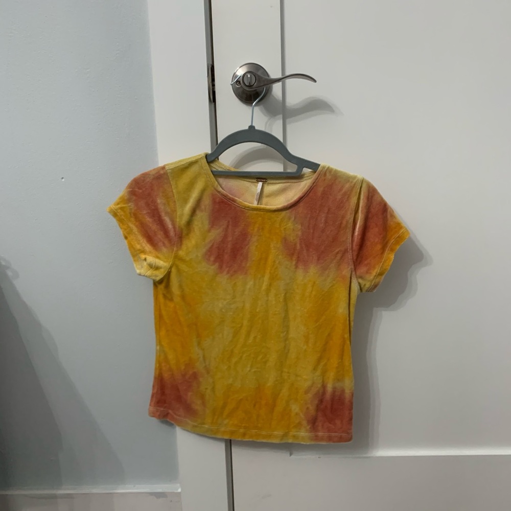 Free People Bright Eyes Velvet T-shirt